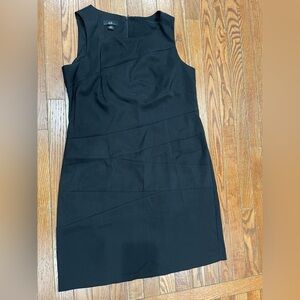 AGB Black Asymmetrical Sleeveless Dress